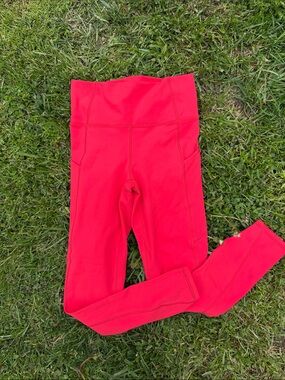 Fabletics Powerhold Small Red Legging